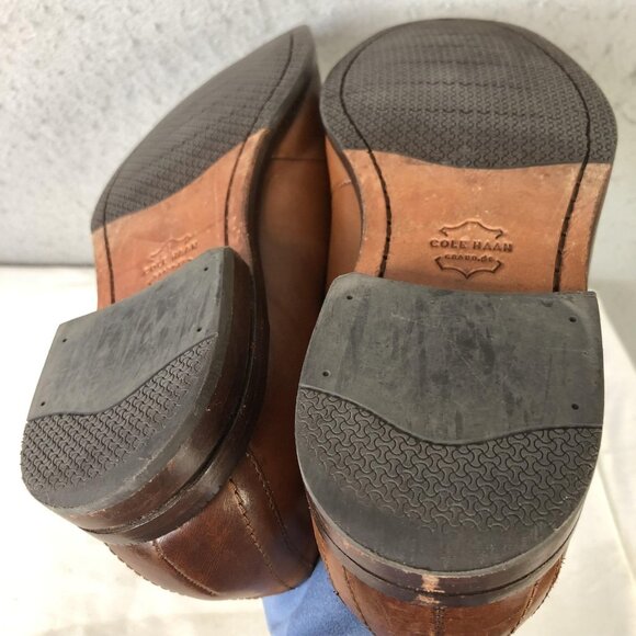 Cole Haan Derby Oxford Shoes Mens Size 9 Brown Grand OS Leather Dress C35107 main image 10